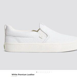 NWT | Cariuma | Slip-On Leather Sneaker | White | 7